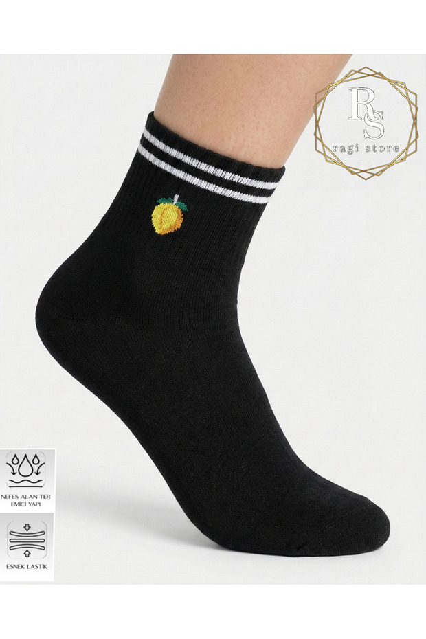 جوارب فواكه محبوكة من 5 قطع - 6