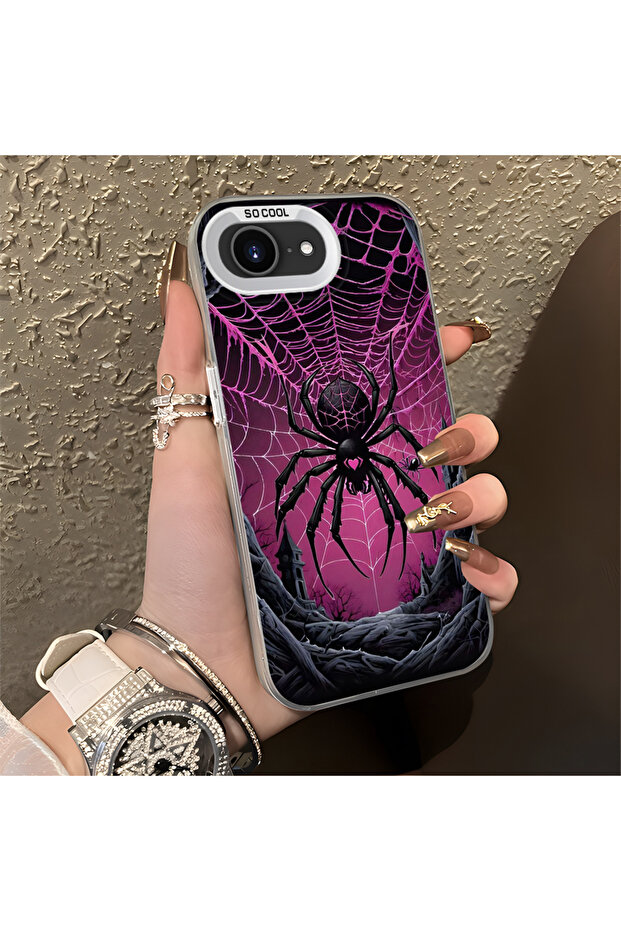 غطاء حماية نحيف وصلب للكاميرا متوافق مع هاتف iPhone 16e بنمط الشمس - 2