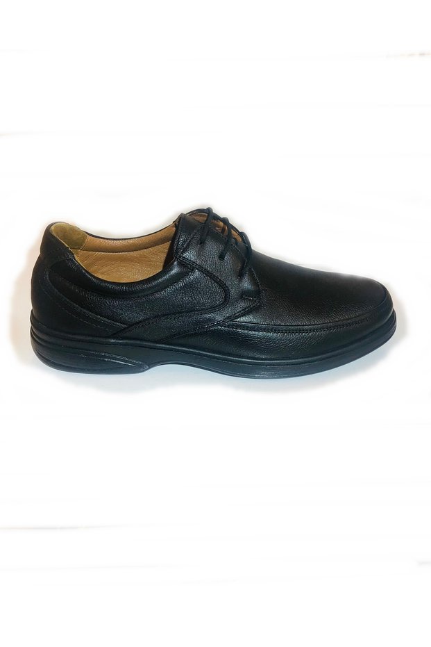 Ac632856 Men's Genuine Leather Comfort Sole with Heel Spine Pad Comfortable Daily Footwear