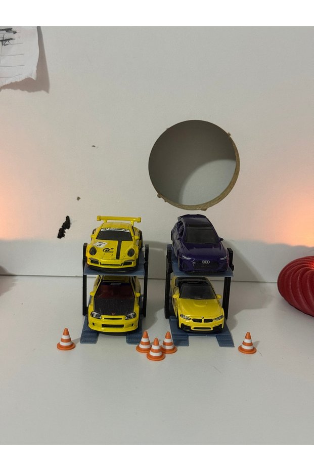 1:64 Vehicle Display Stand 2-Pieces+5-Pieces Dock