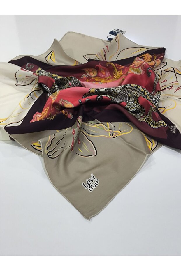 TİVİL İPEK EŞARP 0491-4 - 1