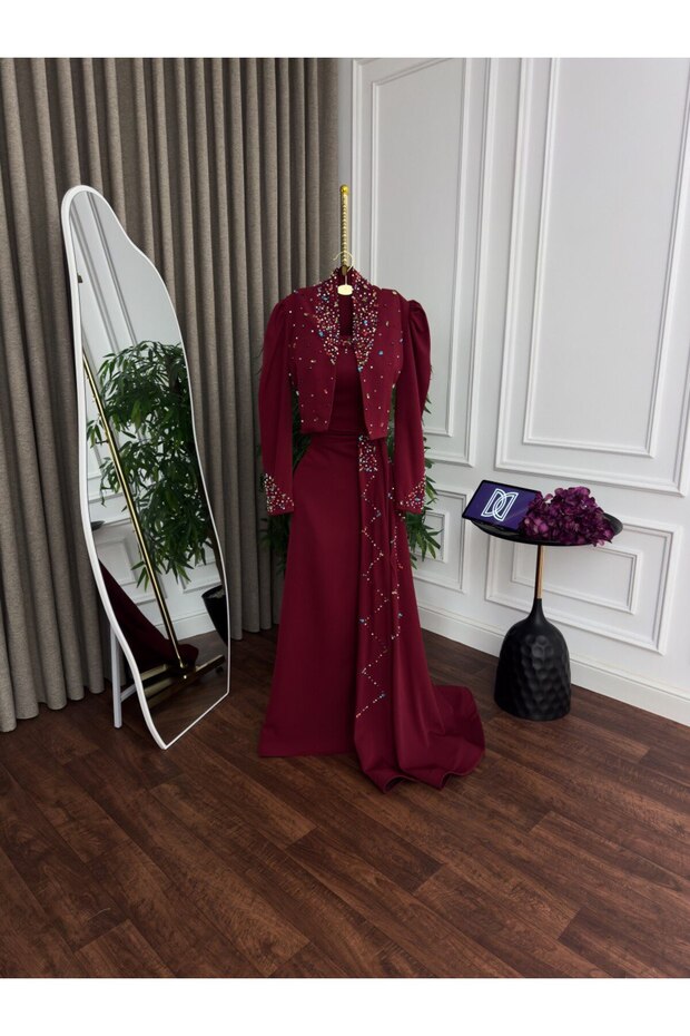 فستان بجاكيت ناعم - 2