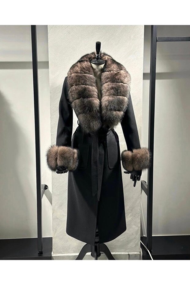 Kaşmir kürk kaban - 1