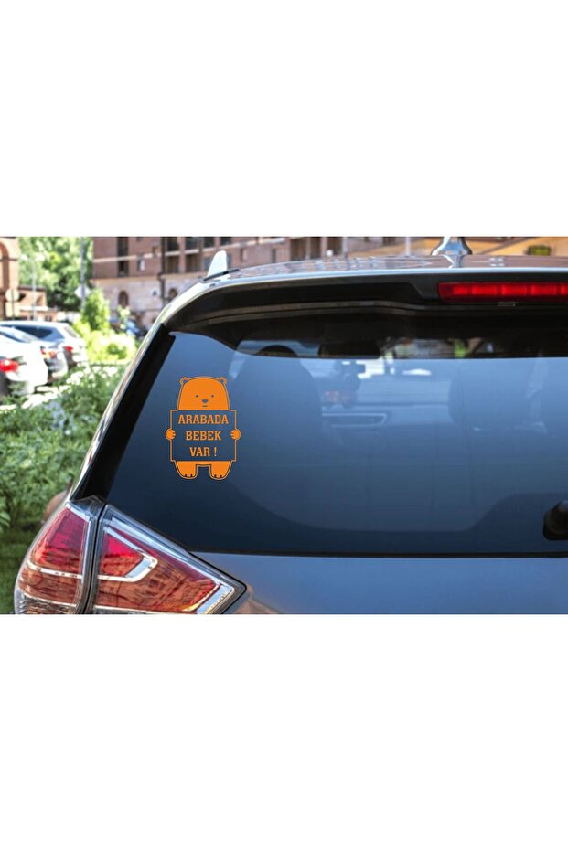 Baby in Car Glass Sticker 11X15 cm