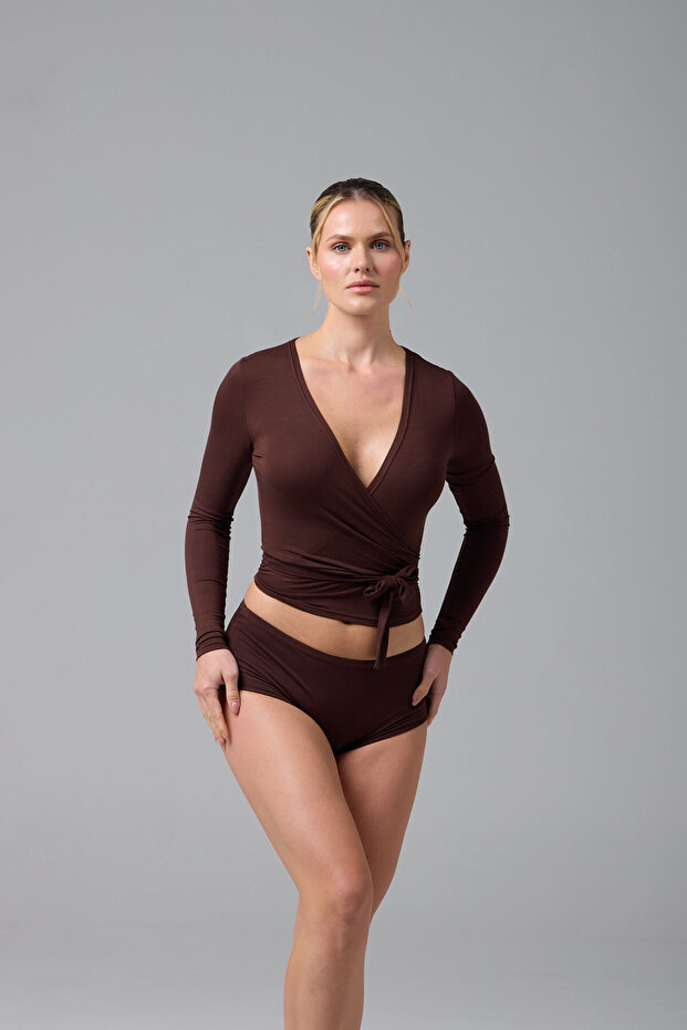 LUNA WRAP - BAĞLAMALI ÜST - 1