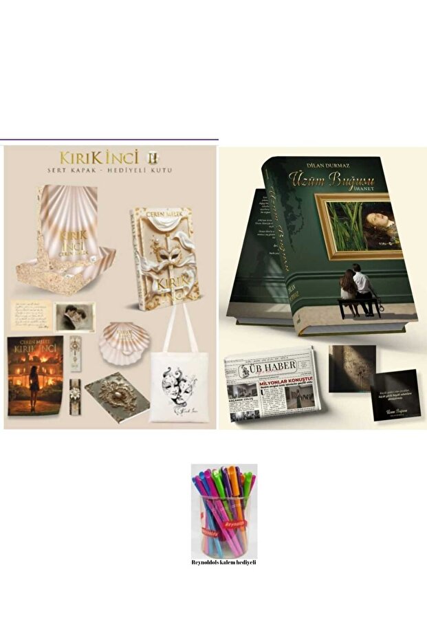 Kırık İnci 2 Ciltli Kutulu / Üzüm Buğusu Ciltli 2 Kitap