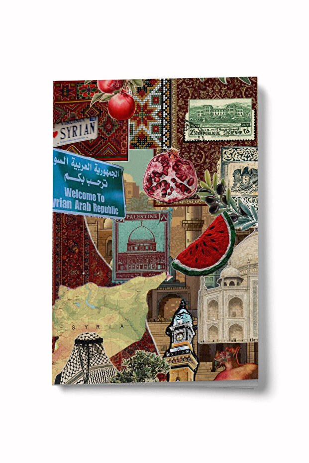 Ummet Geography Series 3 Like Reminiscent of a Dream A6 Lined Mini Notebook Notepad