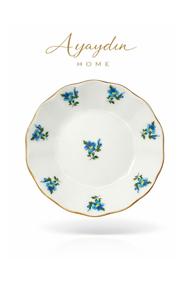 Blue Gülriz Tea Plate Set of 6 – Ayaydin Home