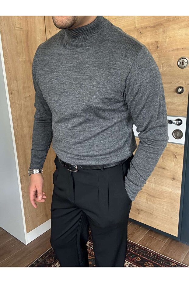 Boğazlı Kazak Regular Fit - 3