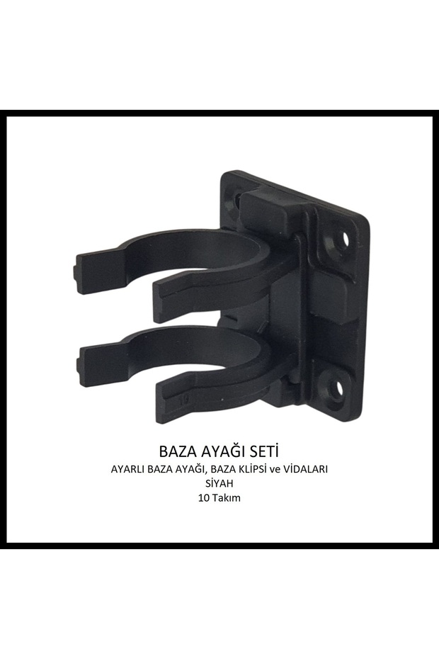Bed Base Leg Set, 10 Cm, Black, 10 Sets - 5