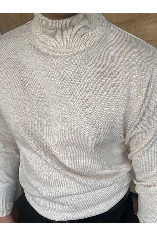 سترة ذات ياقة عالية بقصة عادية - 5