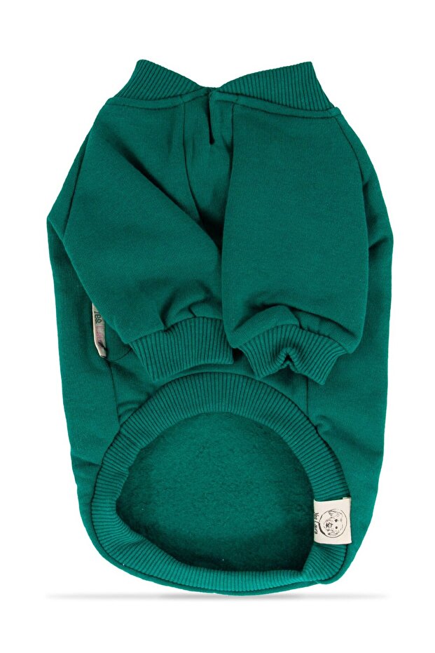 Dark Green Hoodless Sweatshirt