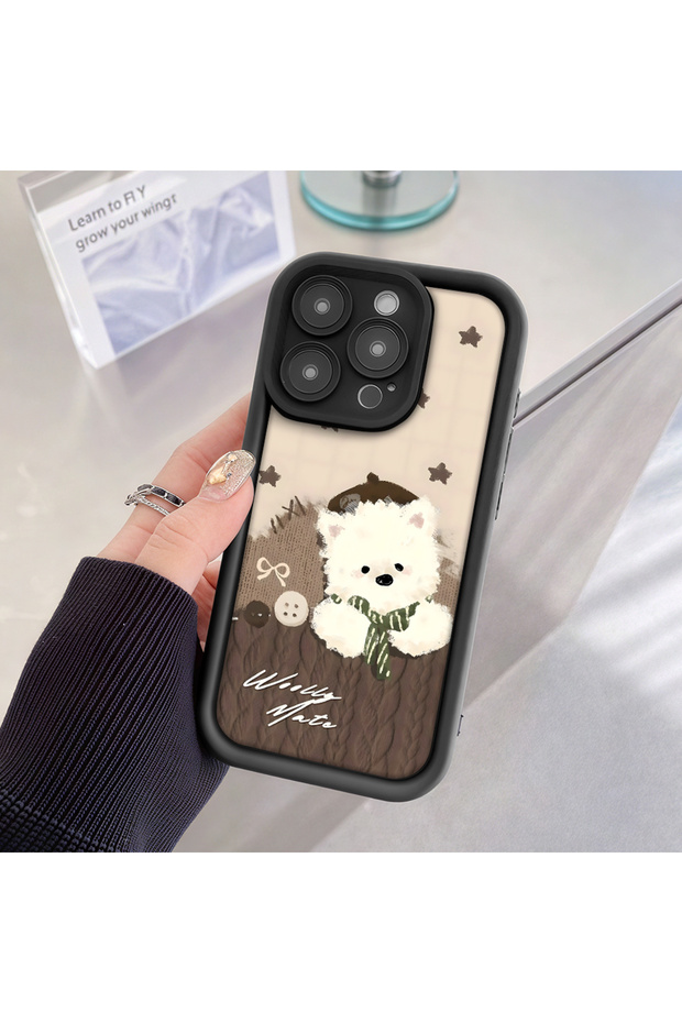 Poco C55 Compatible, Cute Cat Patterned Silicone Phone Case. - 3