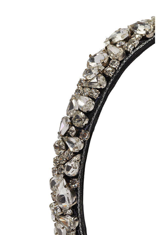 Silver Taşlı Kadın Taç - 2