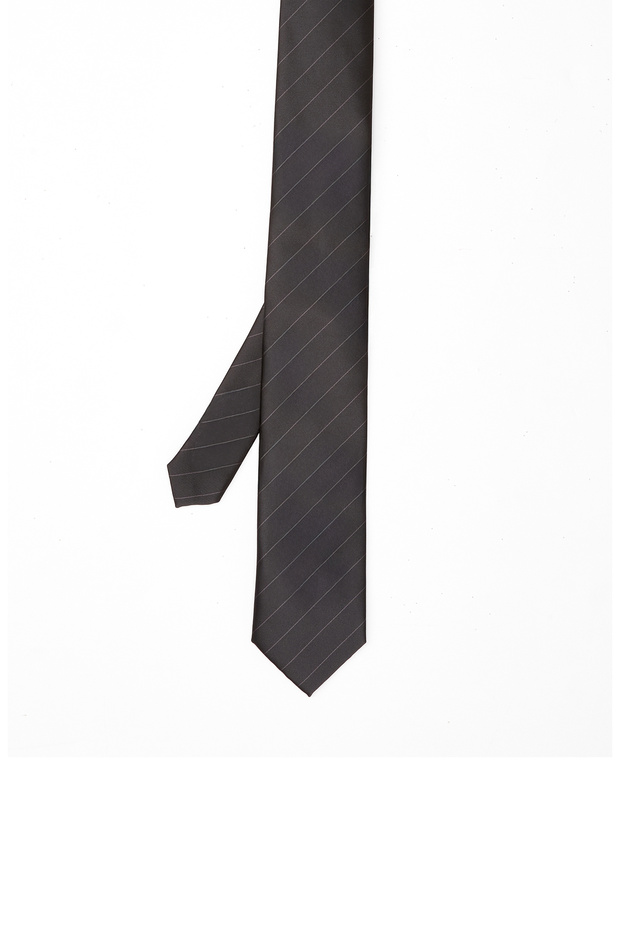 Siyah Çizgili Kravat - 1