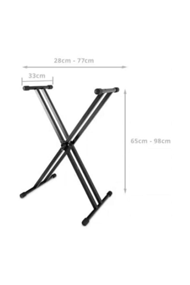 Double Adjustable Keyboard Stand - 2