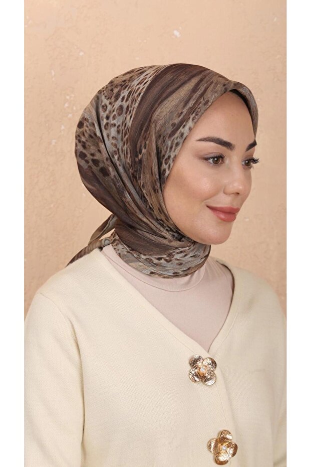 Soft Pamuk Eşarp Olive - 2