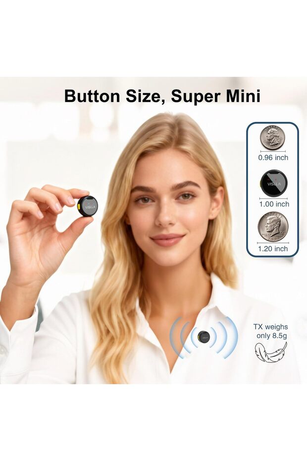 Vislla Mini Microphone for iPhone, iPad & Android - 6