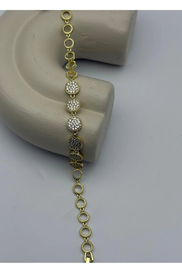 Xuping Gold Stone Ring Bracelet - 25-Xpb103