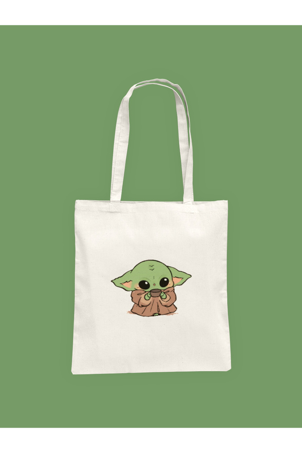 Baby Yoda Printed Cloth Bag