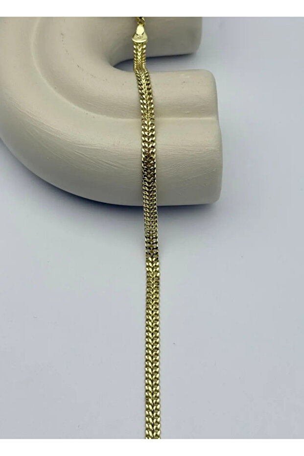 Xuping Gold Braided Chain Bracelet - 25-Xpb134