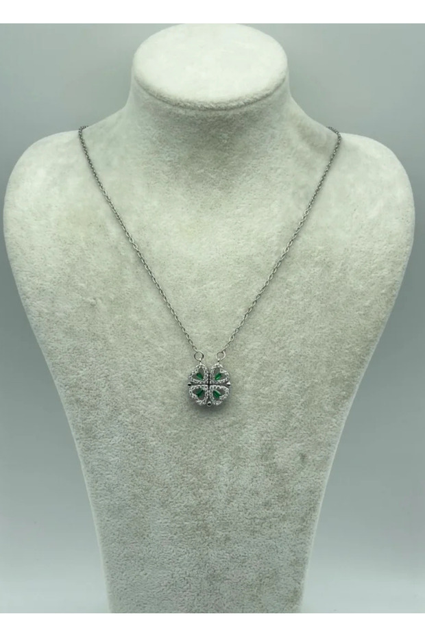 Steel Silver Opened Heart Necklace - 25-Ctr65