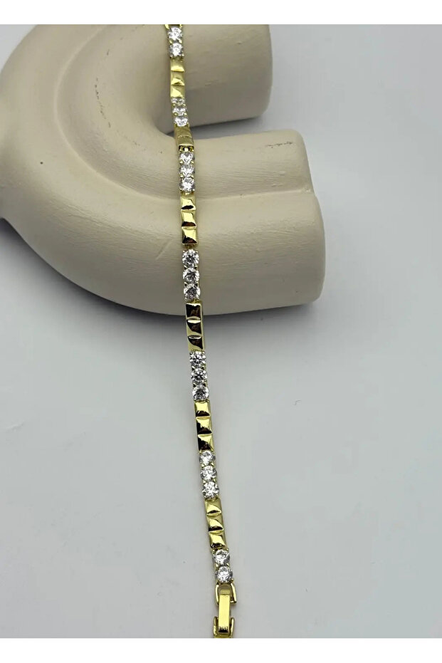 Xuping gold square stone bracelet - 25-xpb80