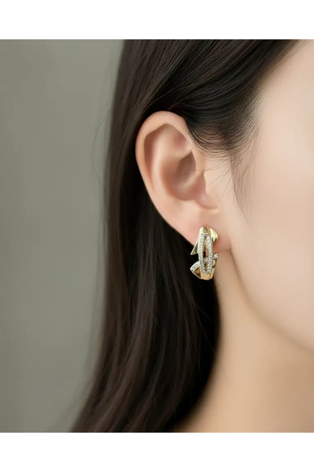 Xuping rose stone earrings - 25-xpkp123