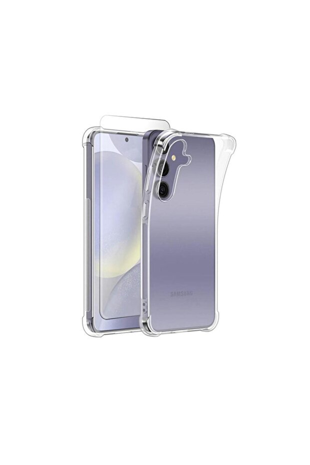Max & Max Samsung A26 Transparent Cover + Tempered Glass