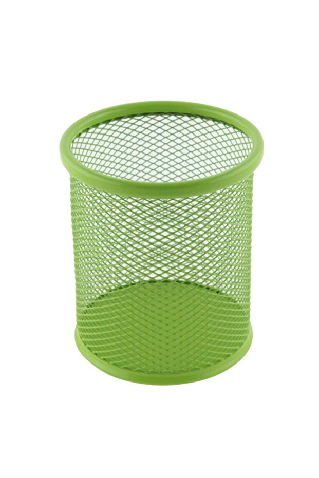 Green cylindrical desk stand - 1