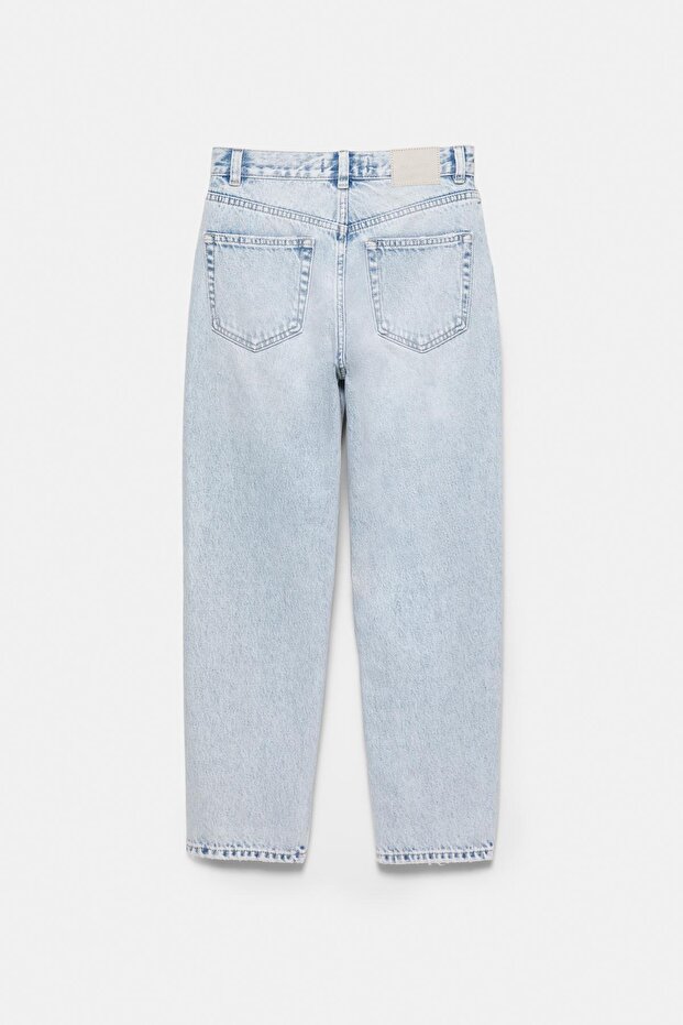 Mom fit yüksek bel jean - 6