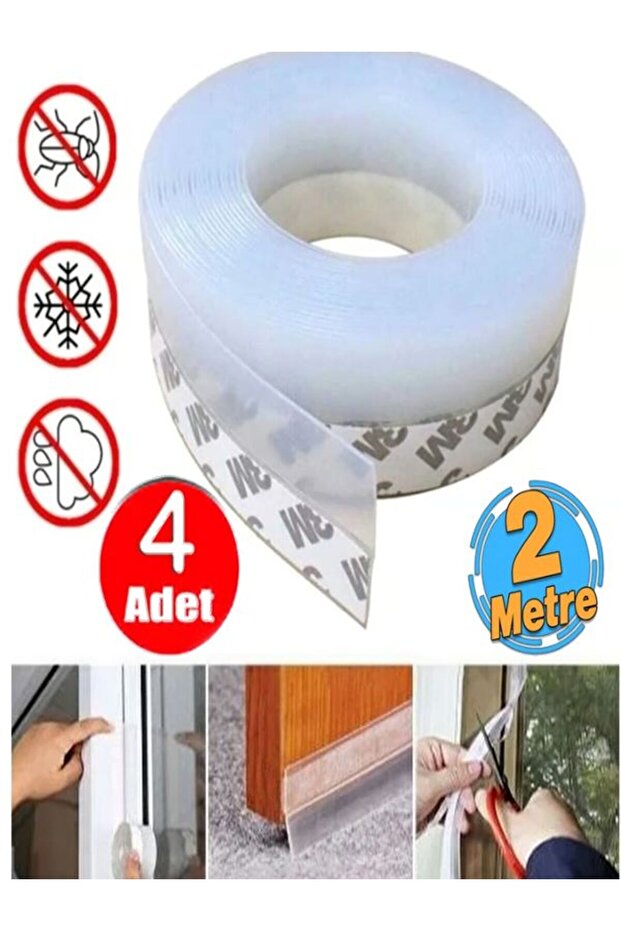 Wind and Cold Cutting Door Window Tape Pest Prevention 2 Meters 4 Grain Strip Tape