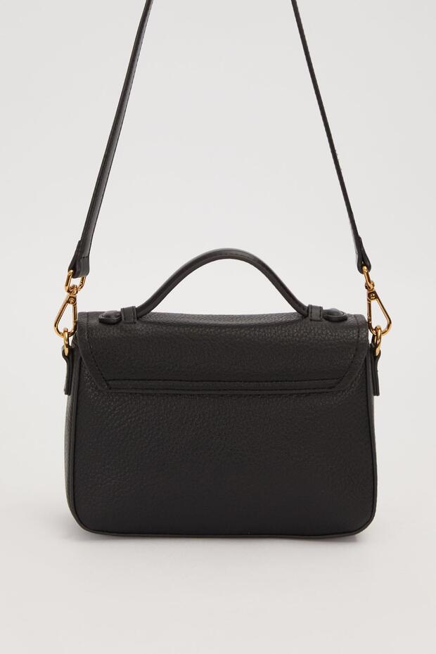 Black Lvd Lockable Shoulder Bag - 4