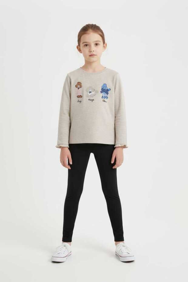 Bluza cu guler rotund