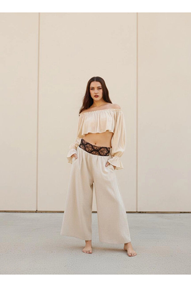 Sahra Crop & Pants Set
