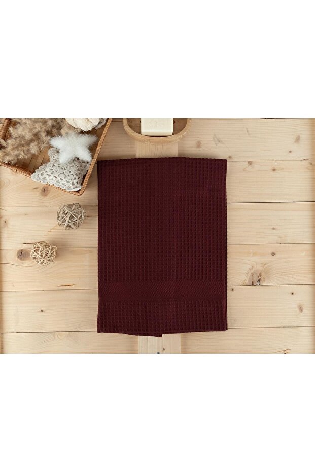 Cotton Single 60X110 cm Waffle Bohemian Design Pique Towel
