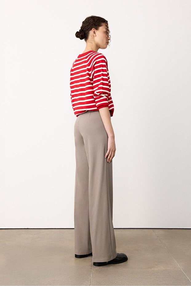 Geniş paça pantolon - 5