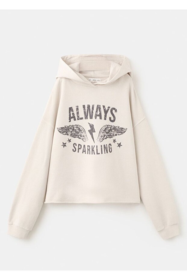 Oversize desenli sweatshirt - 2