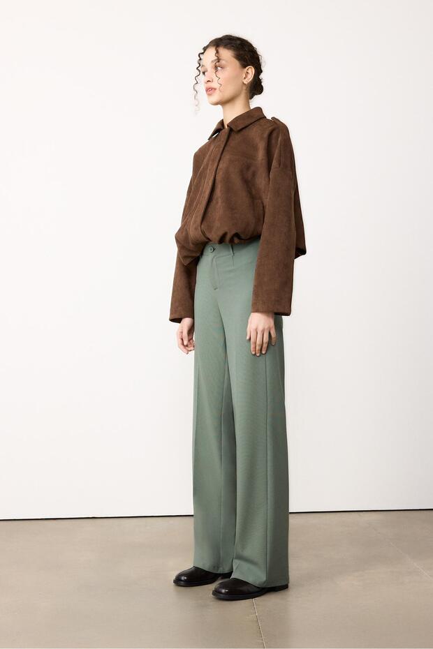 Geniş paça pantolon - 2