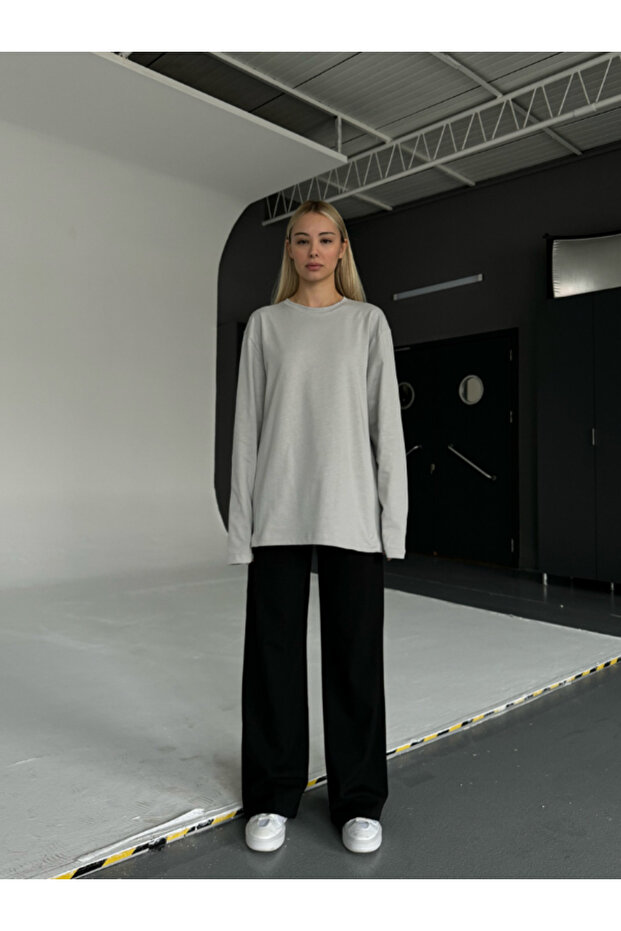 Tricou basic supradimensionat - 5