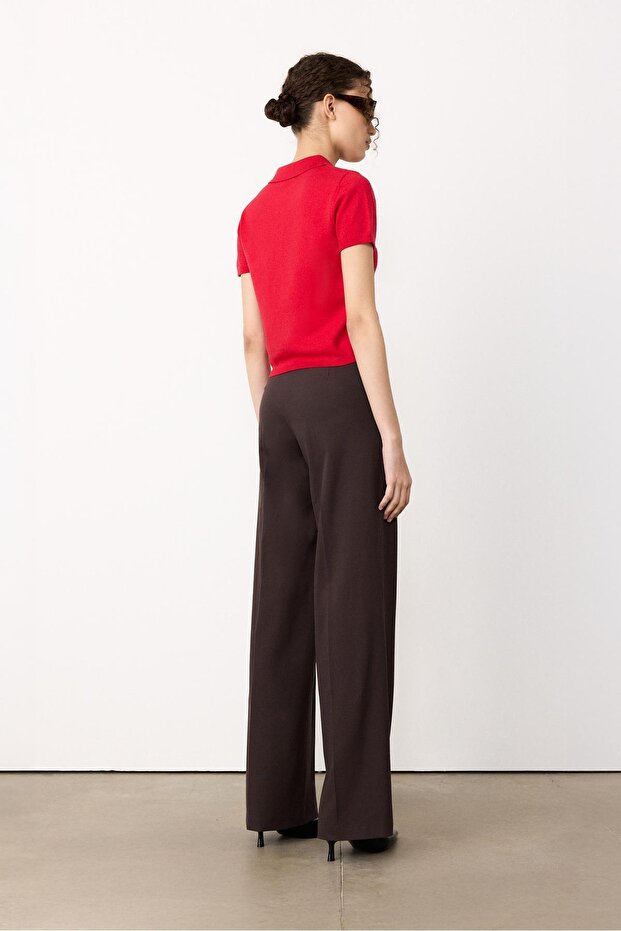 Geniş paça pantolon - 5