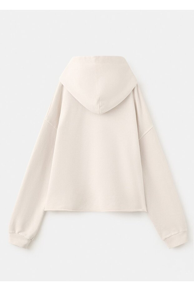 Oversize desenli sweatshirt - 3