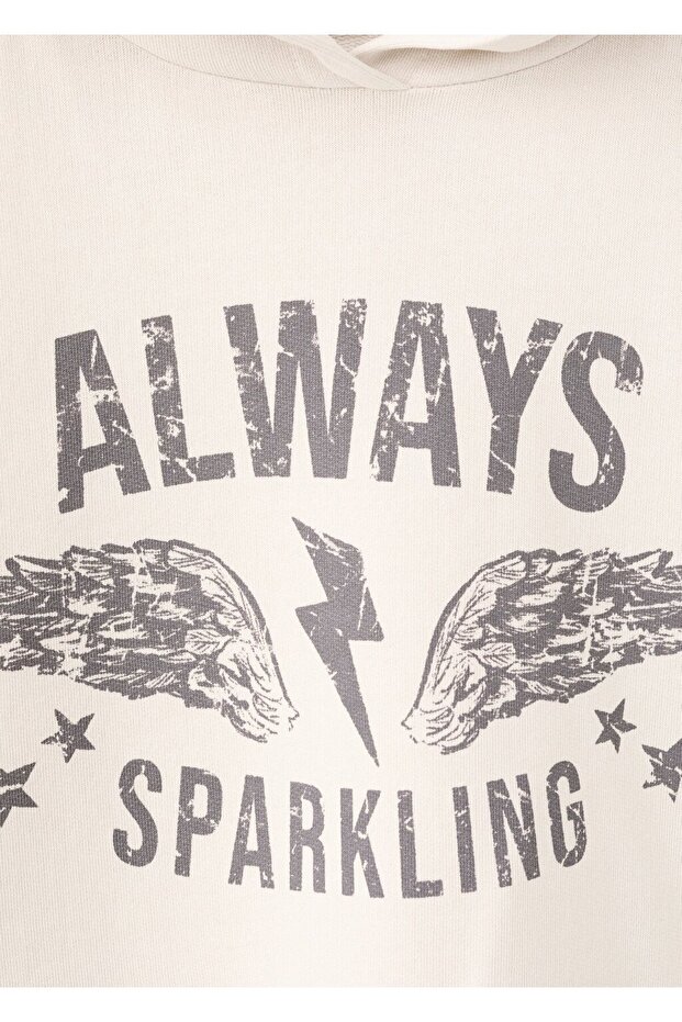 Oversize desenli sweatshirt - 4