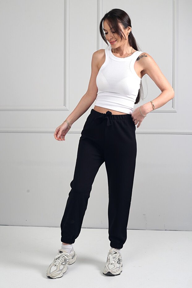 Women's Jogger Pants with Elastic Waist