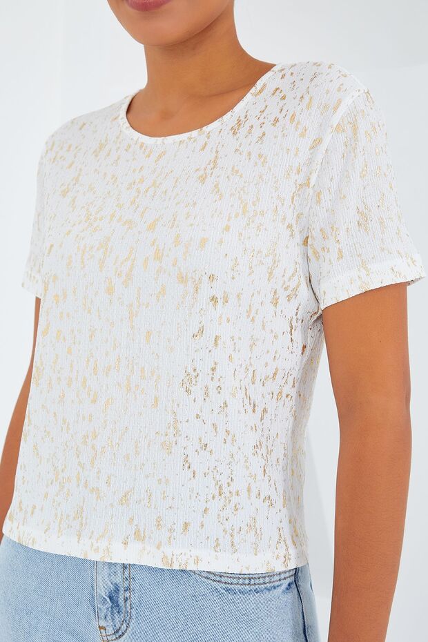 BDART Arka Baskılı Cropp Tişört - 4