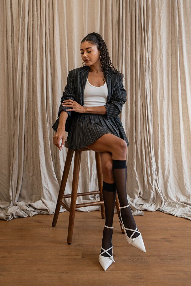 Reece Çizgili Blazer - 1