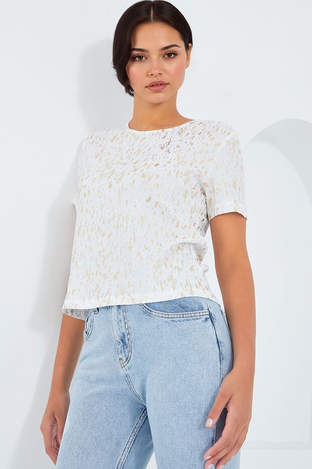 BDART Arka Baskılı Cropp Tişört - 3