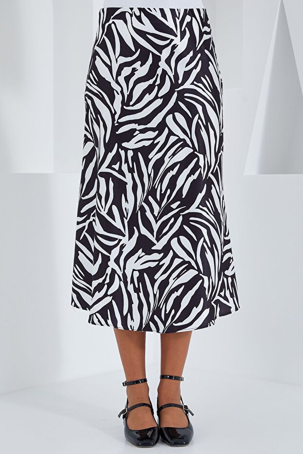 BDART Elastik A-Form Kesim Midi Etek - 2