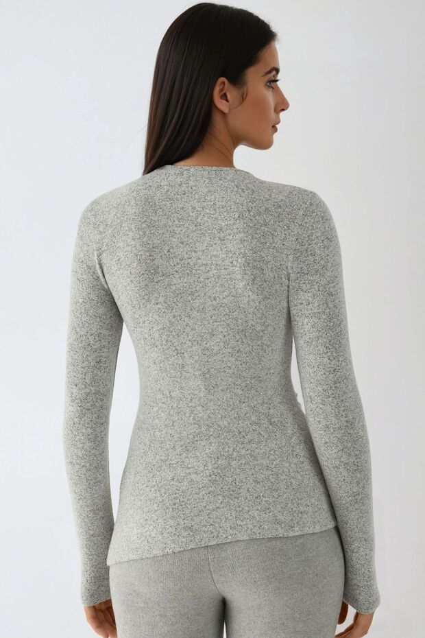 Viskon Karışımlı Basic Üst - 5