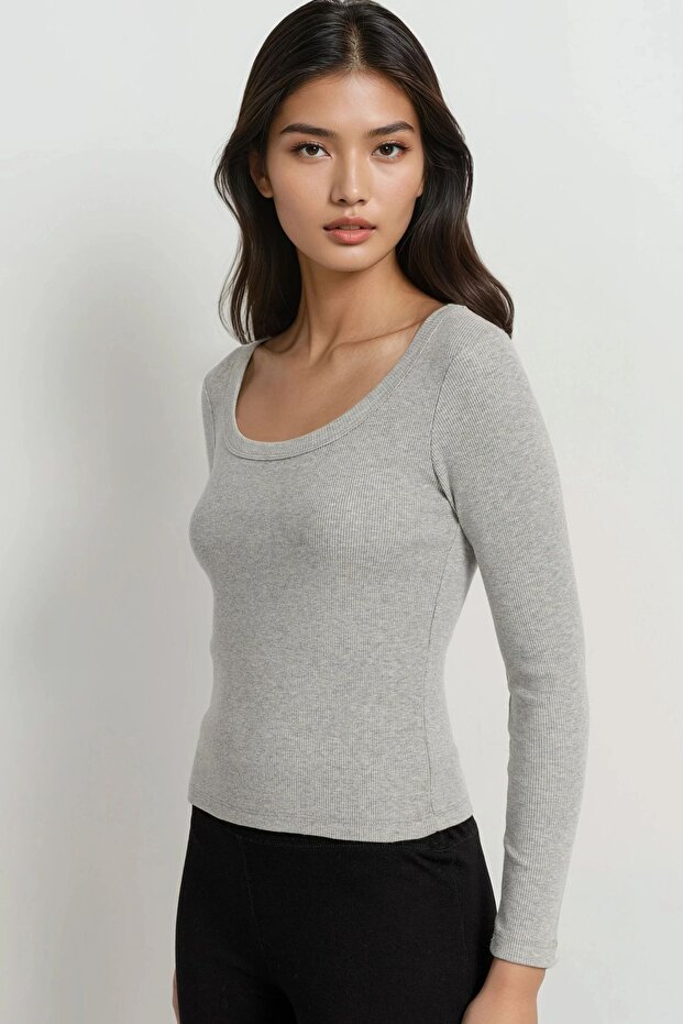 Basics Pamuk Karışımlı Tişört - 2